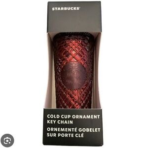 Starbucks Cold Cup ornament/keychain